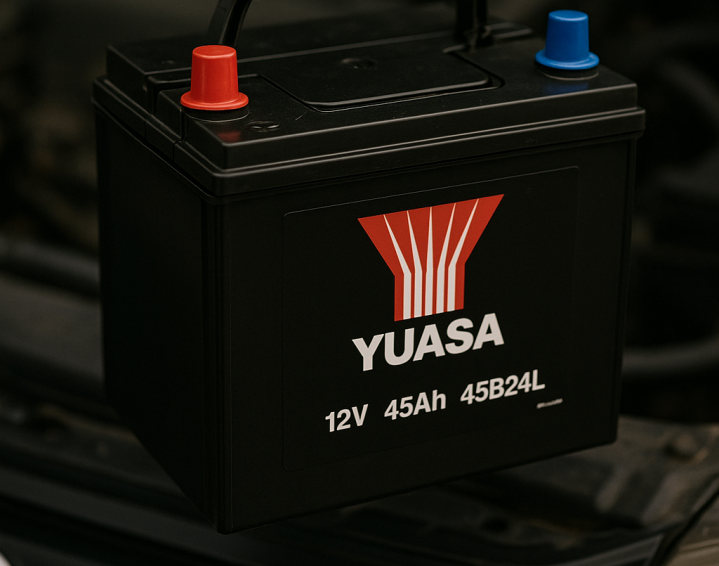 Batteries auto Yuasa fiables et performantes.